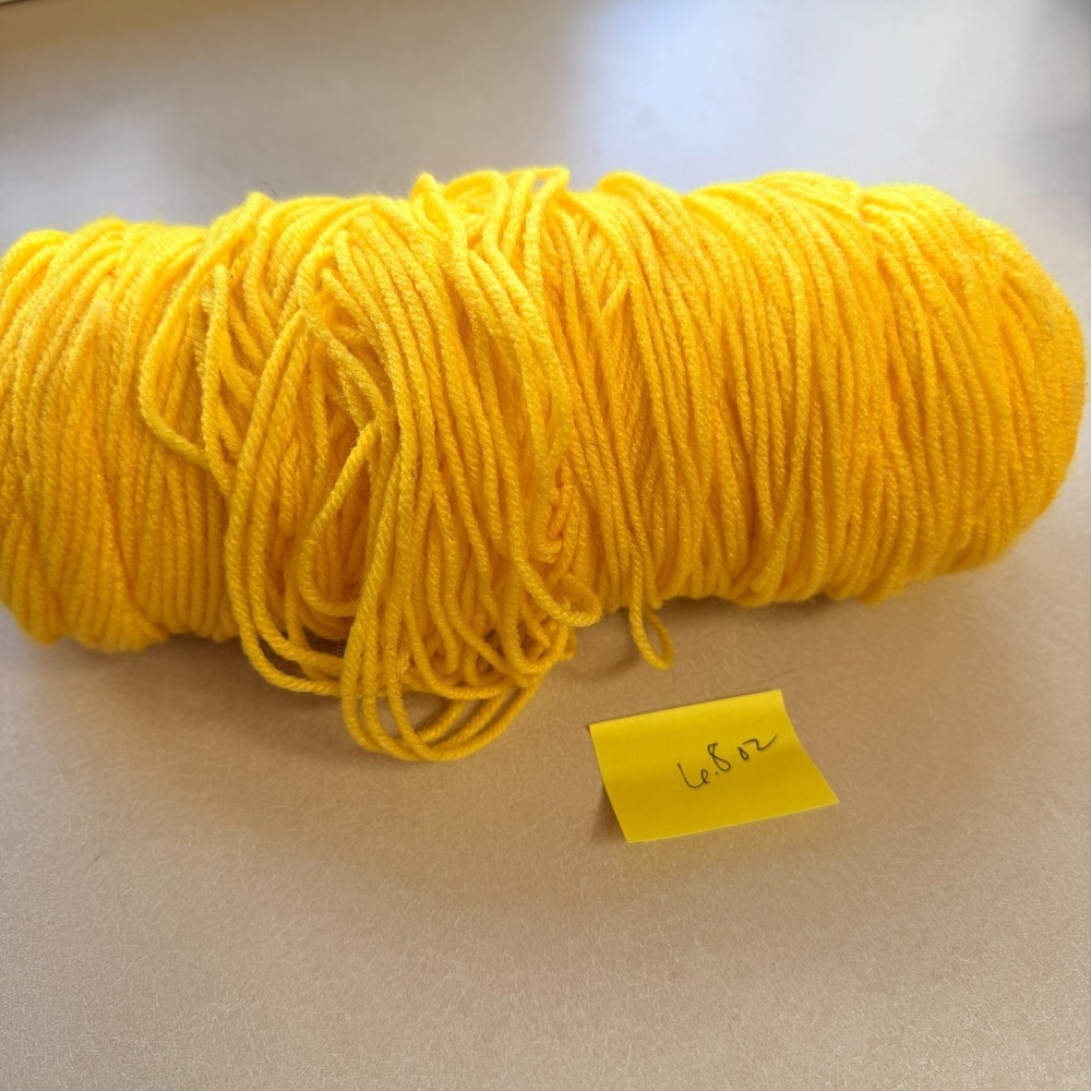 Red‎ Heart Super Saver Bright Yellow Yarn - Partial 6.8oz - Acrylic 4 Medium